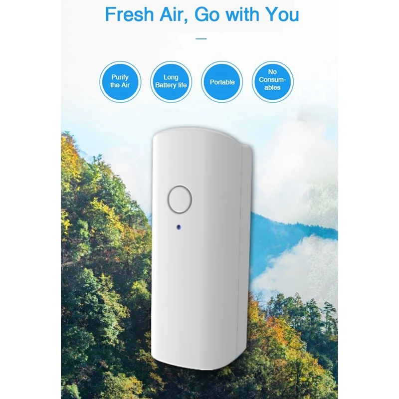 USB Portable Wearable Air Purifier Personal Mini Air Necklace Negative Ion Air Freshener Low Noise for Adults
USB Portable Wearable Air Purifier Personal Mini Air Necklace Negative Ion Air Freshener Low Noise for Adults