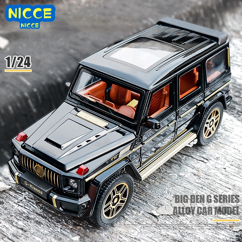 Nicce 1:24 Mercedes-benz G63 Simulation Off-road Vehicle with Light Sound Pull Back Alloy Models Pull Back Toy A64
Nicce 1:24 Mercedes-benz G63 Simulation Off-road Vehicle with Light Sound Pull Back Alloy Models Pull Back Toy A64