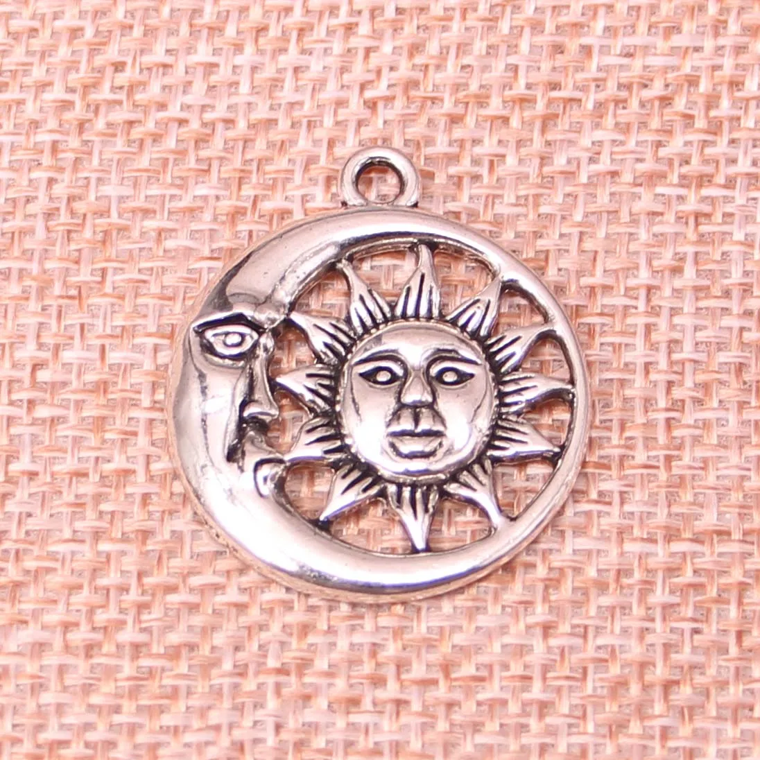 40 шт. (каждый из 20) Подвески sun moon angel античный кулон для изготовления винтажное