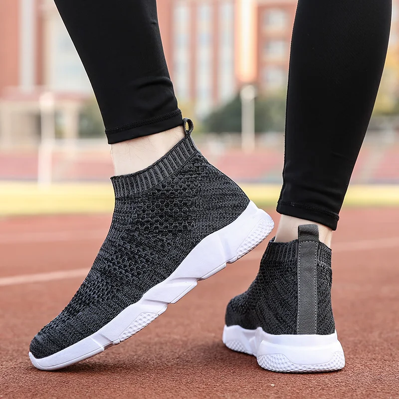 Fashion Women's Socks Shoes Men's High-Top Sports Shoes Casual Breathable Elastic Wedge Platform Zapatillas Mujer Soft Sole
Fashion Women's Socks Shoes Men's High-Top Sports Shoes Casual Breathable Elastic Wedge Platform Zapatillas Mujer Soft Sole