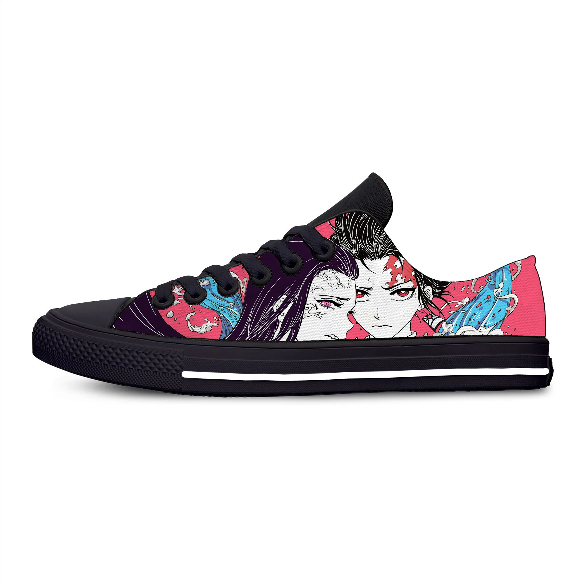 Japanese Anime Demon Slayer Kimetsu No Yaiba Fashion Casual Cloth Shoes Low Top Harajuku Breathable 3D Print Men women Sneakers
Japanese Anime Demon Slayer Kimetsu No Yaiba Fashion Casual Cloth Shoes Low Top Harajuku Breathable 3D Print Men women Sneakers