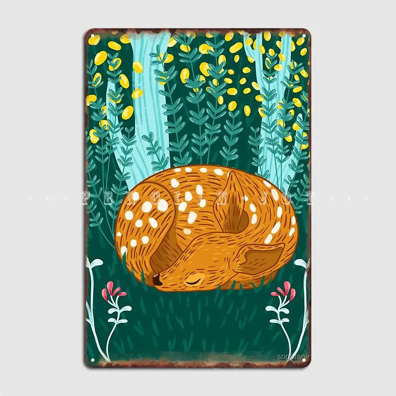 Спящая оленя металлическая вывеска Ретро жестяные пластины для паба кухни плакаты 
Спящая оленя металлическая вывеска Ретро жестяные пластины для паба кухни плакаты