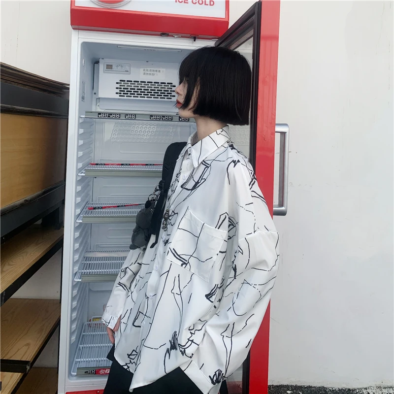 New Japanese Ins Casual White Blouses Plus Size Clothing for Women Hipster Loose Long Sleeve Ladies Tops Spring Autumn Shirts
New Japanese Ins Casual White Blouses Plus Size Clothing for Women Hipster Loose Long Sleeve Ladies Tops Spring Autumn Shirts