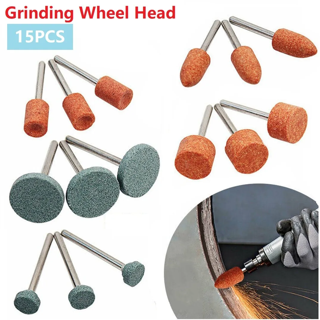 15PCS 3mm Cylindrical Grinding Head Shaft Mounted Woodworking Metalworking Grinding Head Polishing Abrasive Tool Power Tools
15PCS 3mm Cylindrical Grinding Head Shaft Mounted Woodworking Metalworking Grinding Head Polishing Abrasive Tool Power Tools