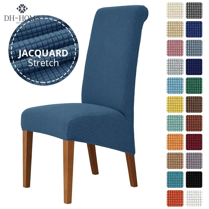Jacquard Extra Large L size Dining Chair Cover Stretch Spandex Elastic Long Back Chair Slipcover Case for Chairs Kitchen Banquet
Jacquard Extra Large L size Dining Chair Cover Stretch Spandex Elastic Long Back Chair Slipcover Case for Chairs Kitchen Banquet
