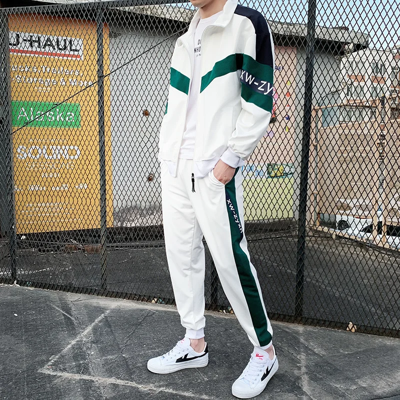 Комплект из двух предметов: куртка и штаны Ropa Deportiva Hombre Moda Survetement Homme 2 предмета