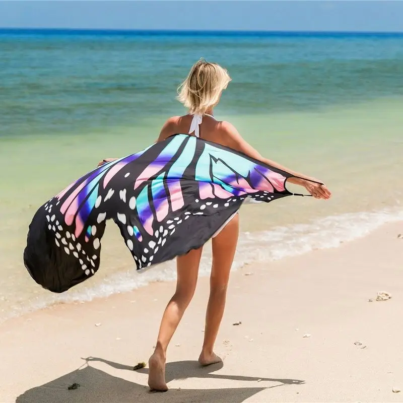 Summer Sexy Shawl Dress for Women Beach Vacation Butterfly Print Tank Strap Dress Lady Plussize Sun Protection Shirt Beachwear
Summer Sexy Shawl Dress for Women Beach Vacation Butterfly Print Tank Strap Dress Lady Plussize Sun Protection Shirt Beachwear
