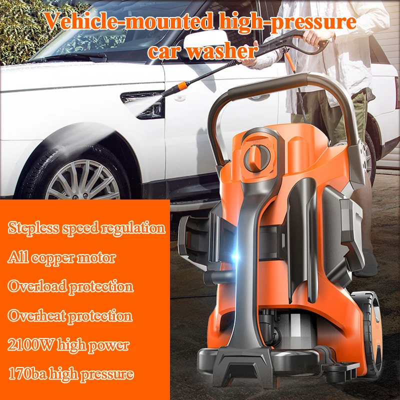 High Pressure Car Washer / Copper Motor Self-Priming Washer / Car Washer Pump / Home Self-Service Car Car Washer
High Pressure Car Washer / Copper Motor Self-Priming Washer / Car Washer Pump / Home Self-Service Car Car Washer