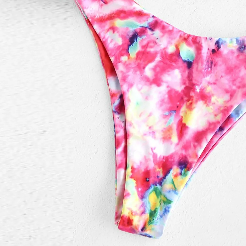 Female Tie-dye Print Bikini Set Swimsuit Brazilian Two Piece Filled Bra Swimwear Summer Causal Women's Beachwear Monokini
Female Tie-dye Print Bikini Set Swimsuit Brazilian Two Piece Filled Bra Swimwear Summer Causal Women's Beachwear Monokini