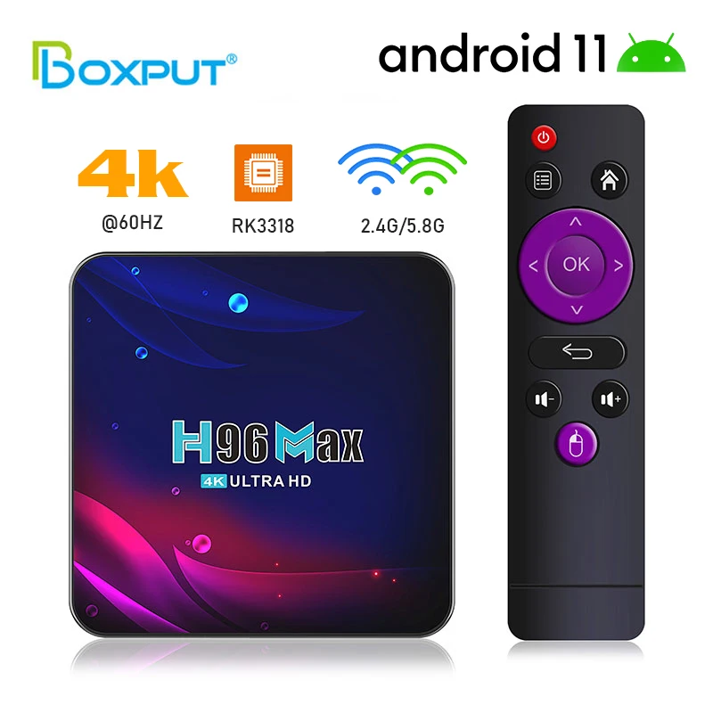 ТВ-приставка H96 Max V11 на Android 11, ТВ-приставка RockChip RK3318, 2,4 ГГц, двойной Wi-Fi, 4K HD, ТВ-приставка для Youtube, USB3.0, BT4.0, H96Max
ТВ-приставка H96 Max V11 на Android 11, ТВ-приставка RockChip RK3318, 2,4 ГГц, двойной Wi-Fi, 4K HD, ТВ-приставка для Youtube, USB3.0, BT4.0, H96Max