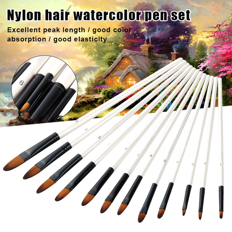 HOT 12pcs Artist Paint Brushes Set Acrylic Oil Watercolour Painting Craft Art Kit NDS
HOT 12pcs Artist Paint Brushes Set Acrylic Oil Watercolour Painting Craft Art Kit NDS