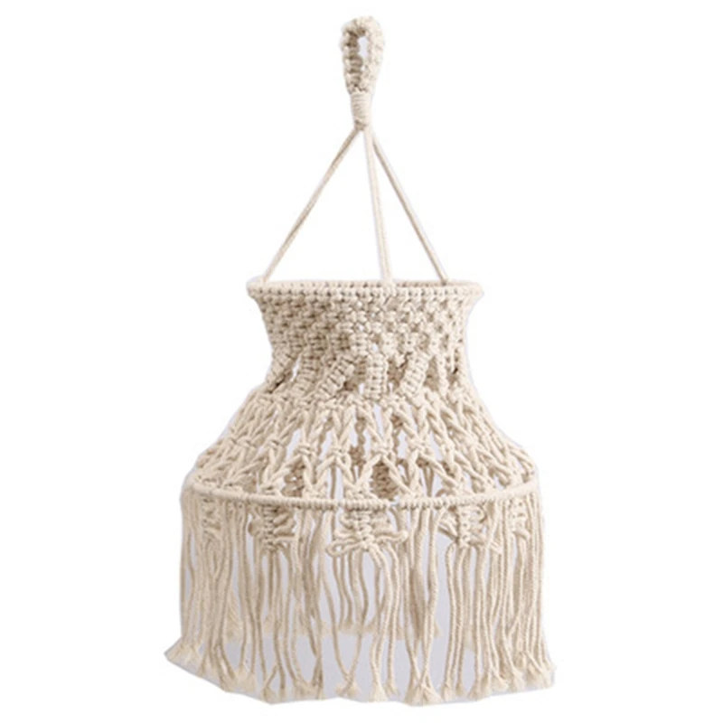 Handmade Woven Lampshade Macrame Wall Hanging Lamp Coffee Restaurant Decoration Tapestry Lampshade for Home Decor
Handmade Woven Lampshade Macrame Wall Hanging Lamp Coffee Restaurant Decoration Tapestry Lampshade for Home Decor