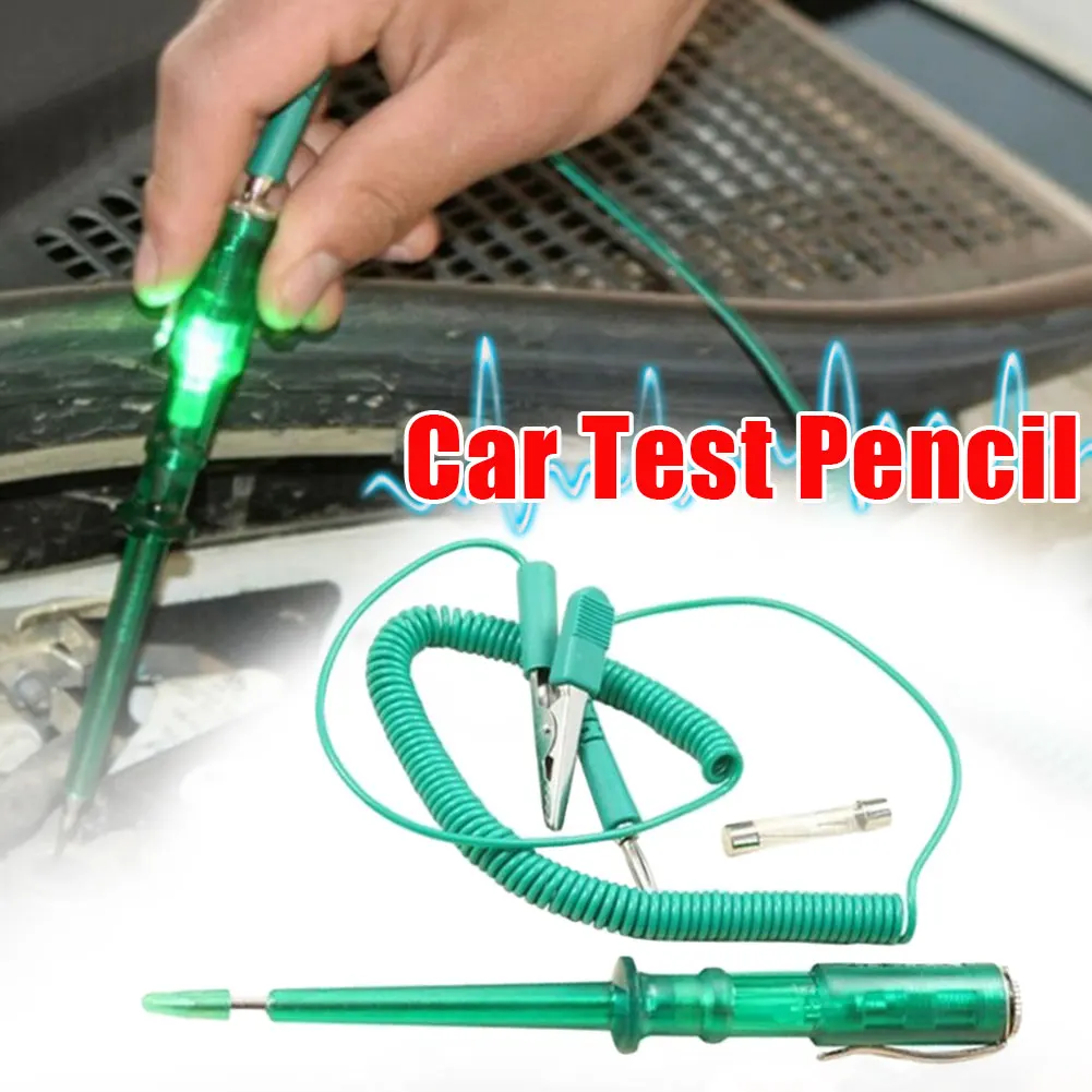 Auto Car Light Circuit Tester Lamp Voltage DC 6V 12V 24V Copper Test Pen Detector Probe Light System Test Probe Lamp Dropship
Auto Car Light Circuit Tester Lamp Voltage DC 6V 12V 24V Copper Test Pen Detector Probe Light System Test Probe Lamp Dropship