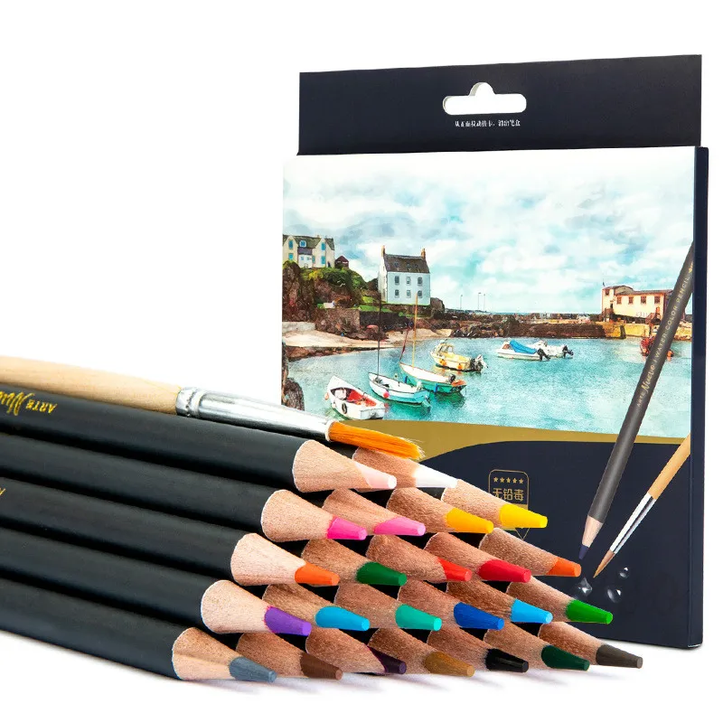 New Drawing Colored Pencils Watercolor Pencil Art Set School Painting Supplies with Watercolor Brush 24/36/48Colors
New Drawing Colored Pencils Watercolor Pencil Art Set School Painting Supplies with Watercolor Brush 24/36/48Colors