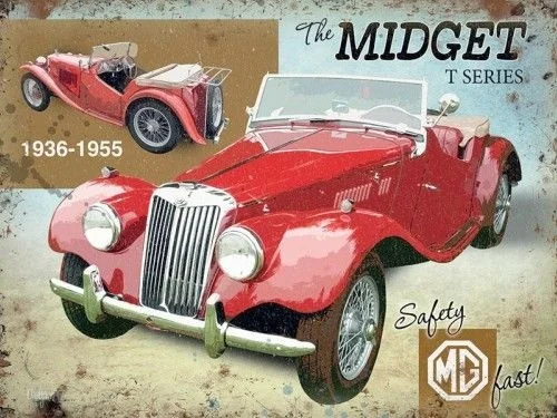 MG MIDGET T SERIES Британский спортивный автомобиль Ностальгический винтажный металлический оловянный знак постер настенный налет
MG MIDGET T SERIES Британский спортивный автомобиль Ностальгический винтажный металлический оловянный знак постер настенный налет