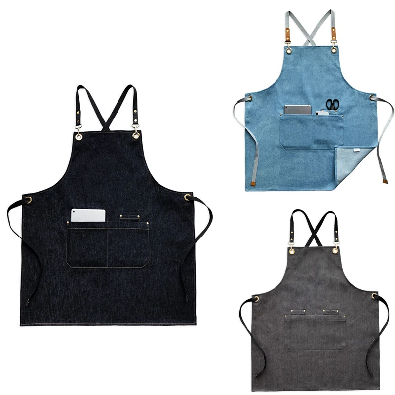 Denim Apron Coffee Shop And Hairdresser Chef Protection Suit Bib Cooking Kitchen Aprons For Woman Man Apron Overall
Denim Apron Coffee Shop And Hairdresser Chef Protection Suit Bib Cooking Kitchen Aprons For Woman Man Apron Overall