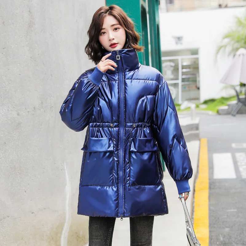 2021 New Medium Long Glossy Parkas Thick Warm Winter Jacket Women Casual Loose Stand Collar Parka Coat Female Leisure Outwear
2021 New Medium Long Glossy Parkas Thick Warm Winter Jacket Women Casual Loose Stand Collar Parka Coat Female Leisure Outwear