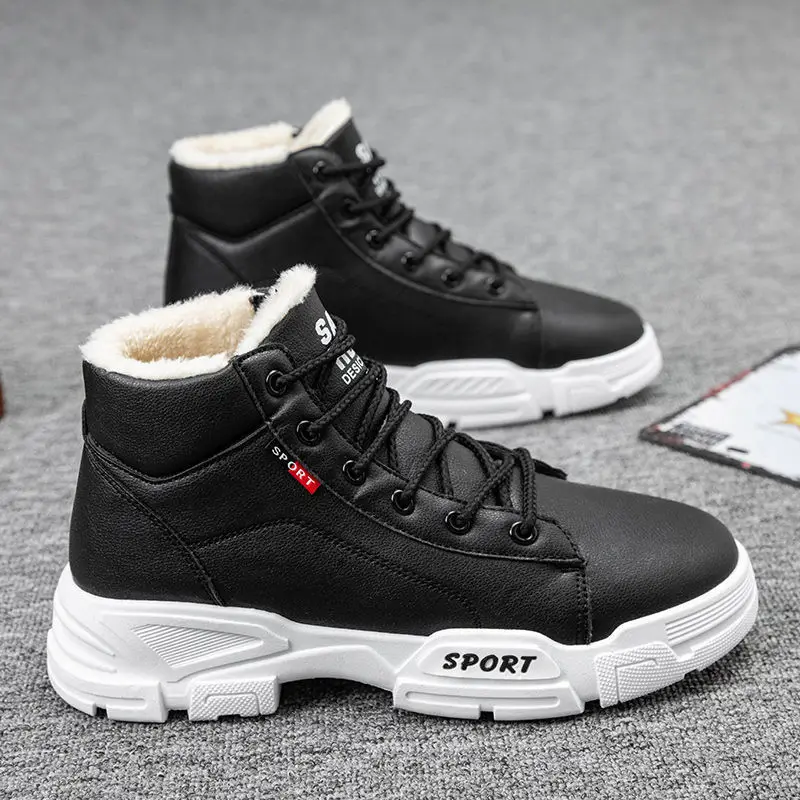 2021 Men Winter Plus Velvet Thicken Keep Warm Snow Boots New Autumn Platform Non-slip Male Sneakers Casual Sport Cotton Shoes
2021 Men Winter Plus Velvet Thicken Keep Warm Snow Boots New Autumn Platform Non-slip Male Sneakers Casual Sport Cotton Shoes