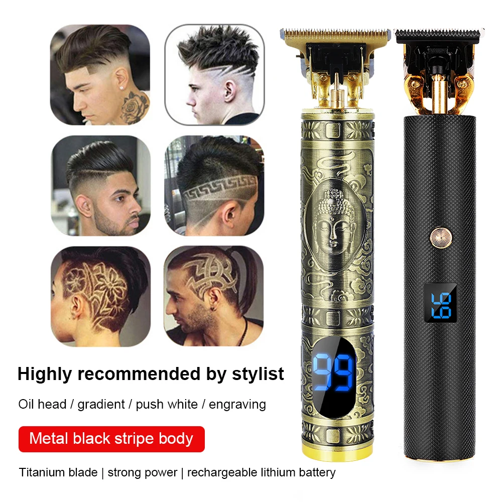 Машинка для стрижки волос Мужская аккумуляторная с Т-образным лезвием и ЖК-дисплеем
Машинка для стрижки волос Мужская аккумуляторная с Т-образным лезвием и ЖК-дисплеем