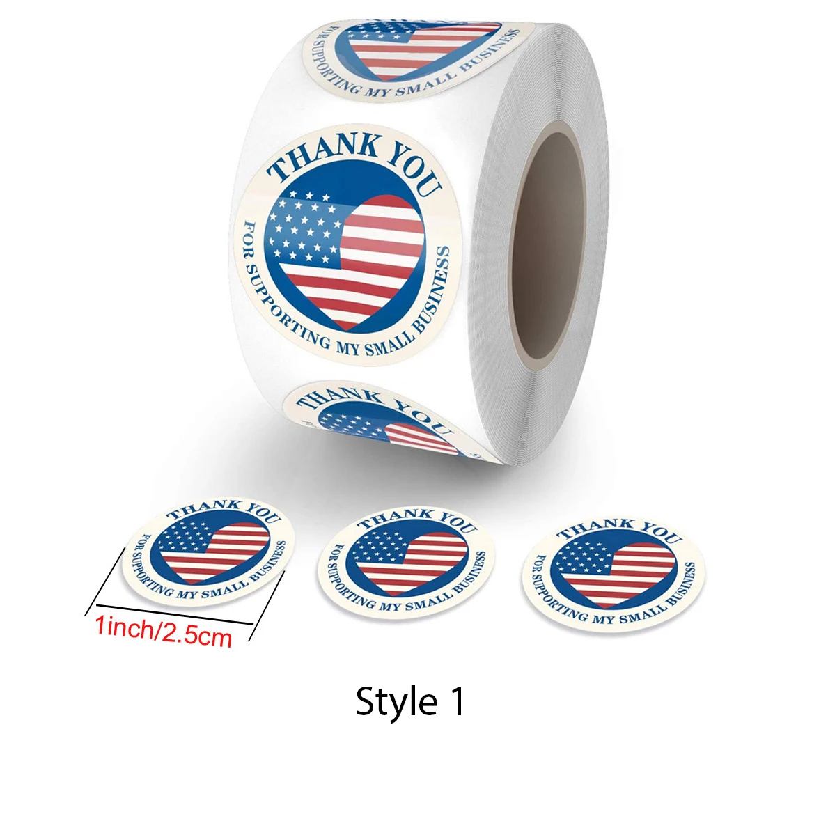 500 Pcs/roll 2.5cm Round Stickers Thank You for Supporting My Sticker American Flag Business Gift Wrapping Label Decoration
500 Pcs/roll 2.5cm Round Stickers Thank You for Supporting My Sticker American Flag Business Gift Wrapping Label Decoration