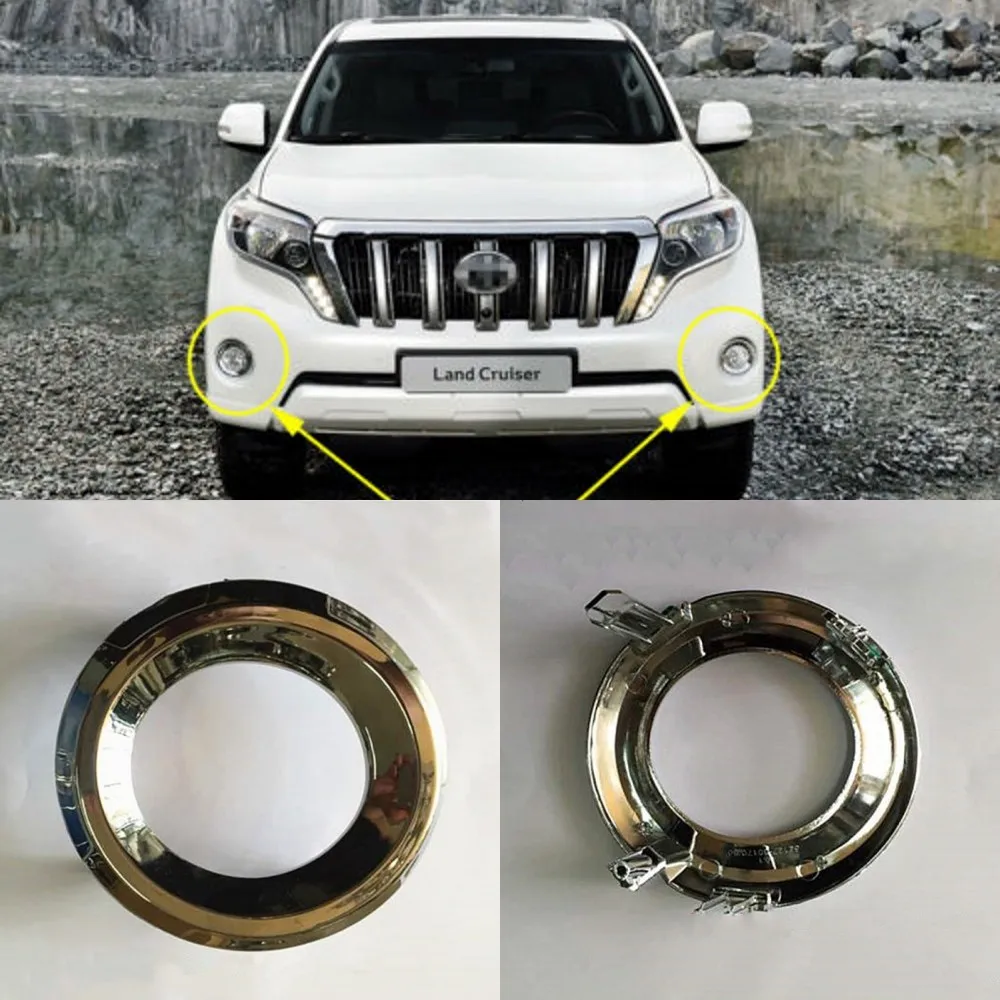 Рамка для правой + левой противотуманной фары JanDeNing, 2 шт., для Toyota Land Cruiser Prado 2014-2017
Рамка для правой + левой противотуманной фары JanDeNing, 2 шт., для Toyota Land Cruiser Prado 2014-2017