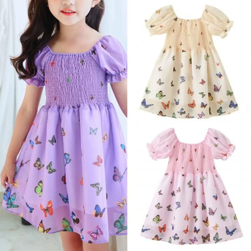 1 2 3 4 5 6 7 Years Summer Girl Princess Dress Butterfly Dresses Puff Sleeve Sleeve Kids Dresses For Girls Children Clothing
1 2 3 4 5 6 7 Years Summer Girl Princess Dress Butterfly Dresses Puff Sleeve Sleeve Kids Dresses For Girls Children Clothing
