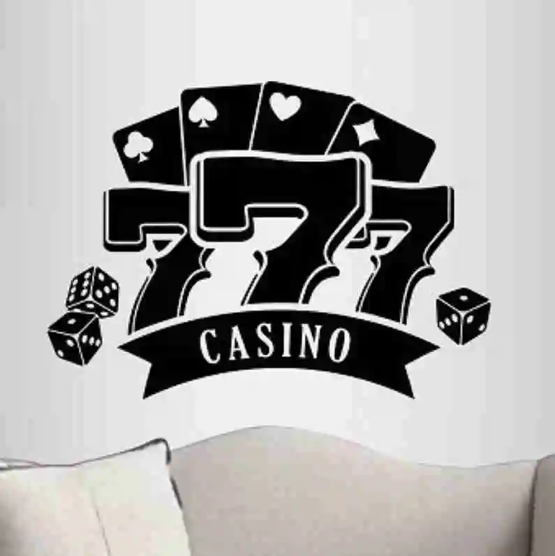 Casino Sticker Gambling Decal Gamble Poker Posters Vinyl Wall Decals Home Decoration Decor Mural Casino Sticker
Casino Sticker Gambling Decal Gamble Poker Posters Vinyl Wall Decals Home Decoration Decor Mural Casino Sticker