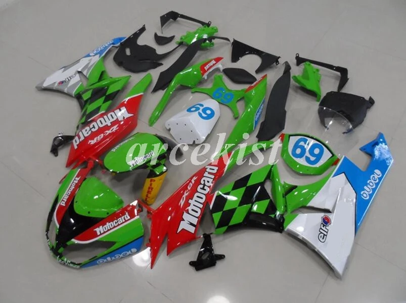 Injection Mold New ABS Motorcycle Full Fairings kit Fit for Kawasaki Ninja ZX-6R 636 2009 2010 2011 2012 Bodywork set Custom 69
Injection Mold New ABS Motorcycle Full Fairings kit Fit for Kawasaki Ninja ZX-6R 636 2009 2010 2011 2012 Bodywork set Custom 69