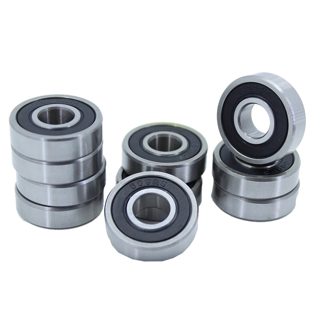 609-2RS Bearing ABEC-5 10Pcs 9*24*7 mm Miniature Sealed 609-2RS Ball Bearings 609 2RS 
609-2RS Bearing ABEC-5 10Pcs 9*24*7 mm Miniature Sealed 609-2RS Ball Bearings 609 2RS