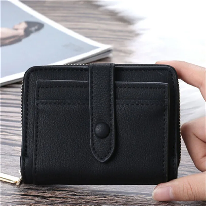 2020 Newest Women Fashion Wallet Solid Color Luxury Leather Bifold Wallet Hasp Zipper Clutch Card Holder Purse Lady Short Wallet
2020 Newest Women Fashion Wallet Solid Color Luxury Leather Bifold Wallet Hasp Zipper Clutch Card Holder Purse Lady Short Wallet