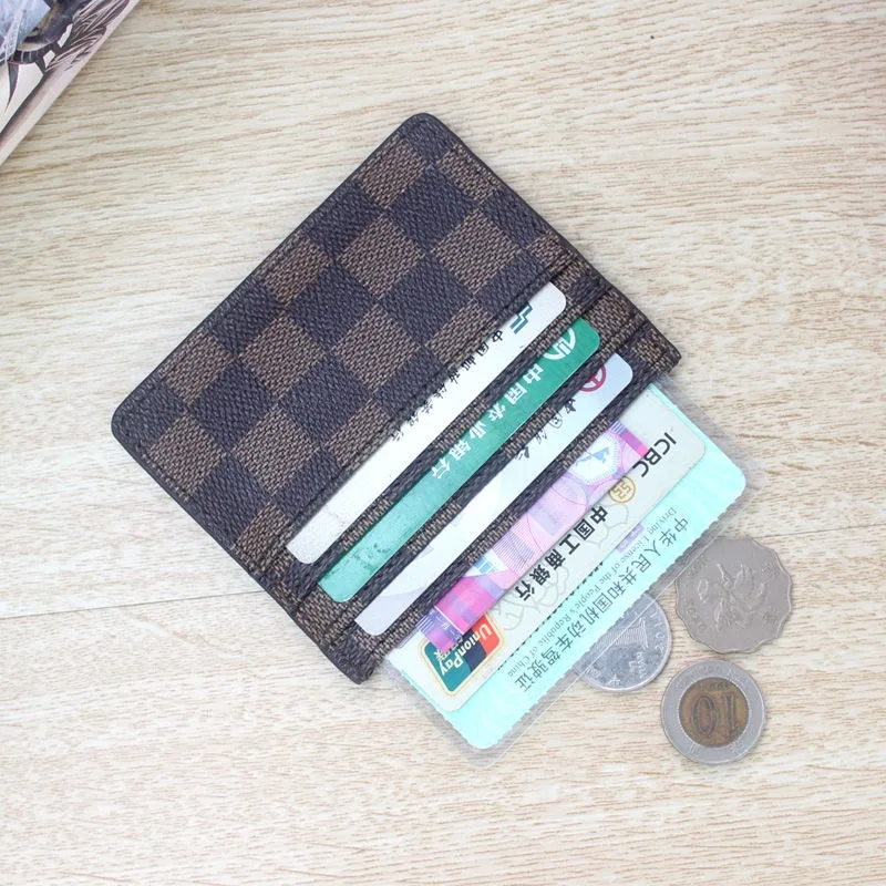 Leather Card Holder Credit Crad Case for Women Men Mini ID Wallets Coin Purse Money Bag Luxury Design Couple Gifts
Leather Card Holder Credit Crad Case for Women Men Mini ID Wallets Coin Purse Money Bag Luxury Design Couple Gifts