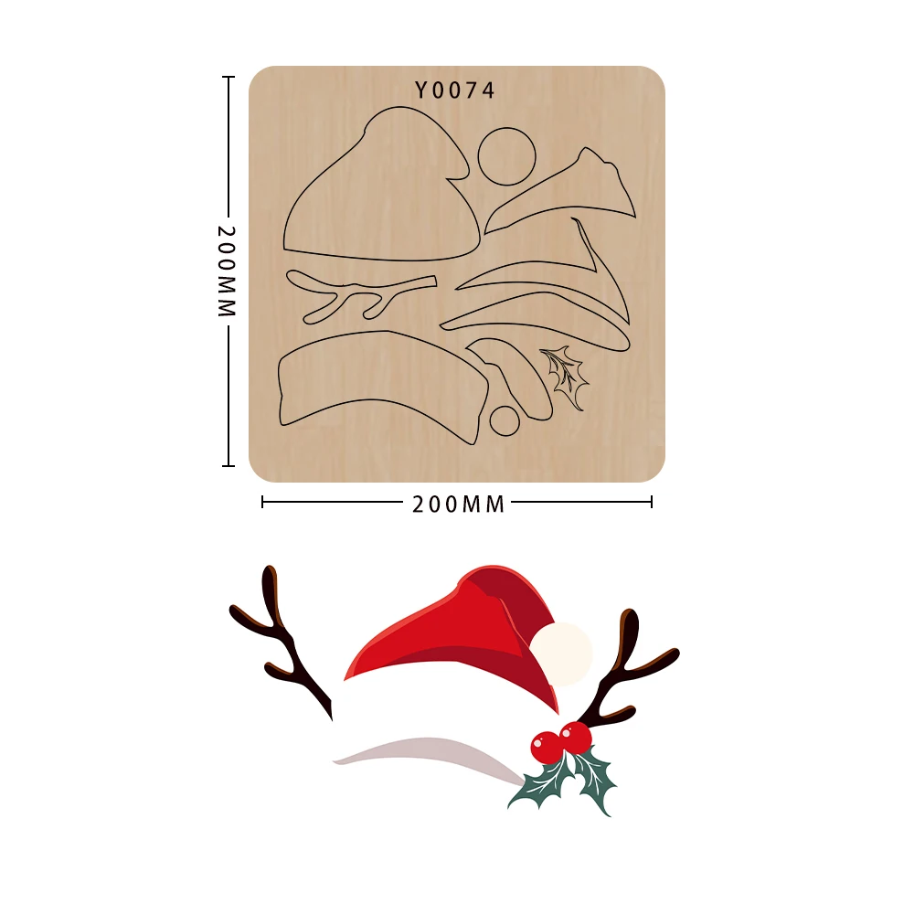 Wood Cutting Dies Mold Diy Cute Christmas Hat Scrapbooking Craft Leather Mold Suitable For Sizzix Big Shot Machines
Wood Cutting Dies Mold Diy Cute Christmas Hat Scrapbooking Craft Leather Mold Suitable For Sizzix Big Shot Machines