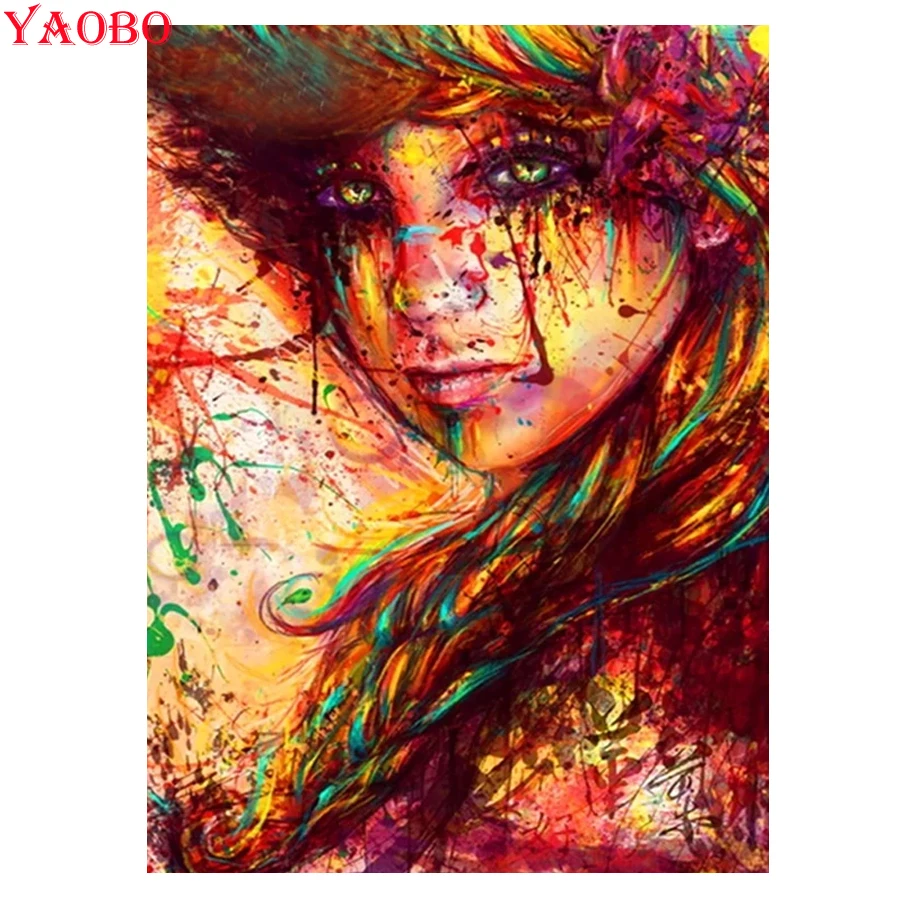 Full DIY Diamond Painting cross stitch Color graffiti art girl Diamond embroidery rhinestones mosaic Diamond Square/Round Drill
Full DIY Diamond Painting cross stitch Color graffiti art girl Diamond embroidery rhinestones mosaic Diamond Square/Round Drill
