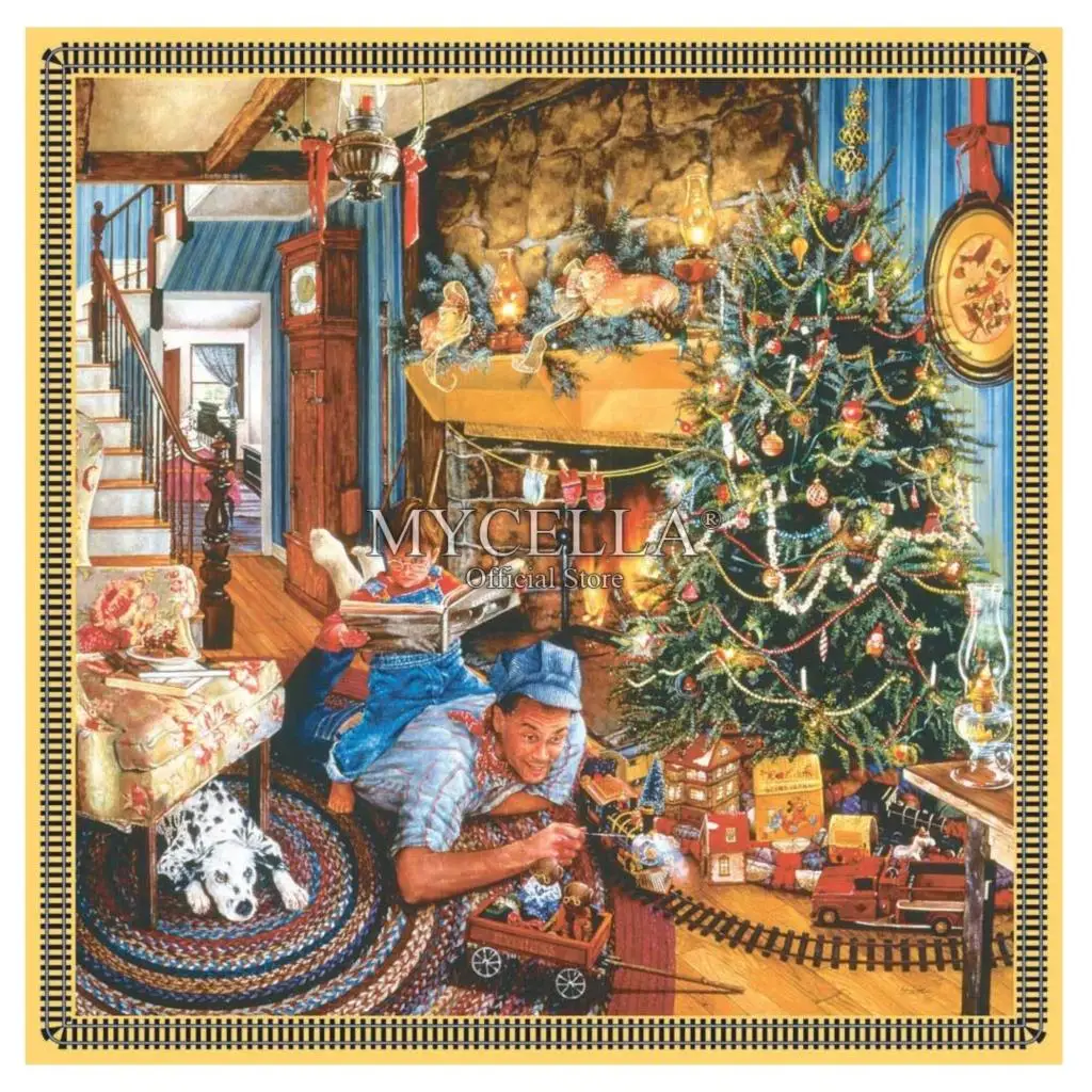 5D Diy Diamond Painting Father's Christmas Train Diamond Mosaic Cartoon Diamond Embroidery Cross Stitch Home Decor Art Gifts
5D Diy Diamond Painting Father's Christmas Train Diamond Mosaic Cartoon Diamond Embroidery Cross Stitch Home Decor Art Gifts