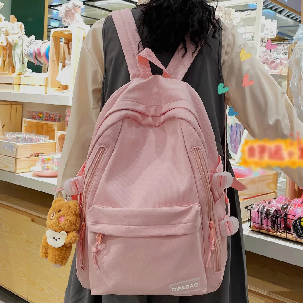 Fashion Girl Laptop School Bags College Student Women Backpack Teenage Female Kawaii Bag Trendy Cute Ladies Backpacks New Travel
Fashion Girl Laptop School Bags College Student Women Backpack Teenage Female Kawaii Bag Trendy Cute Ladies Backpacks New Travel