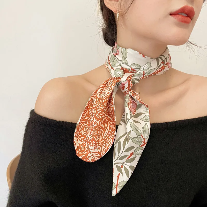 Luna&Dolphin French Wide Ribbon 115X15cm Double Side Printing Spring Flower Long Silky Scarf Headbands Neckerchief Ins Streamer 
Luna&Dolphin French Wide Ribbon 115X15cm Double Side Printing Spring Flower Long Silky Scarf Headbands Neckerchief Ins Streamer