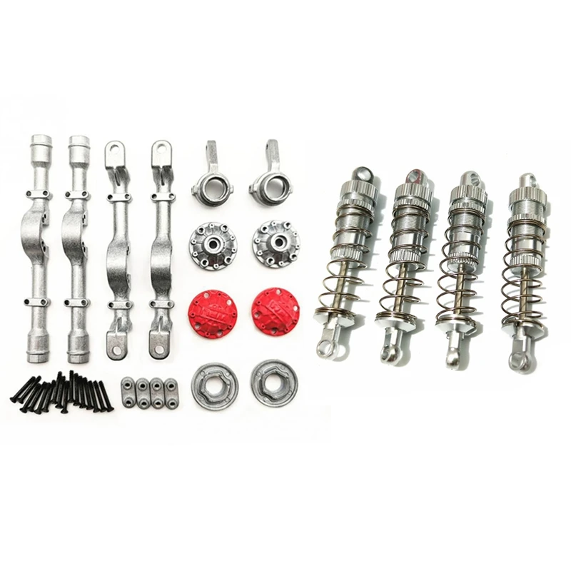 1set for WPL 4X4 Truck Front and Rear Metal Shaft Shell & 4Pcs Front Rear Shock Absorber for WPL C14 C24 MN D90 MN45 HS
1set for WPL 4X4 Truck Front and Rear Metal Shaft Shell & 4Pcs Front Rear Shock Absorber for WPL C14 C24 MN D90 MN45 HS