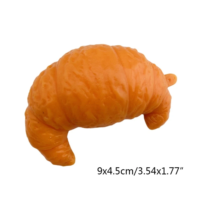 Creative Real-Like Croissant Squishy Toy Stress Reliever Anxiety Simulation Bread for Home Kitchen Party Decoration
Creative Real-Like Croissant Squishy Toy Stress Reliever Anxiety Simulation Bread for Home Kitchen Party Decoration