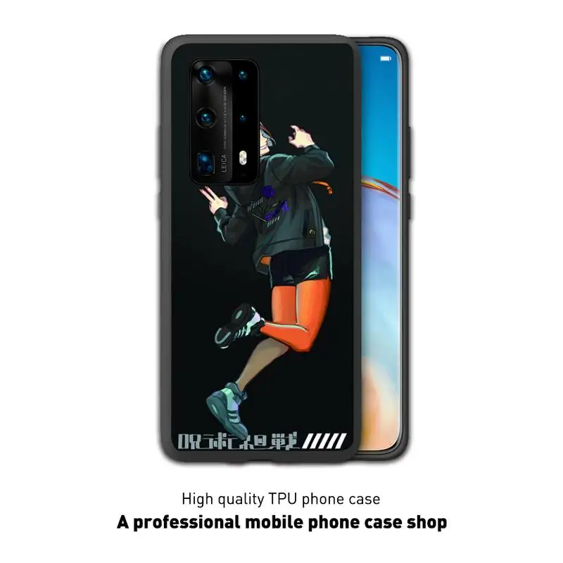 Cartoon Jujutsu Kaisen Anime Phone Case Black Cover For Huawei P10/20/30/40/20Pro/30Pro/30Lite/40Pro NOVA3/3E/3i/7SE Cases
Cartoon Jujutsu Kaisen Anime Phone Case Black Cover For Huawei P10/20/30/40/20Pro/30Pro/30Lite/40Pro NOVA3/3E/3i/7SE Cases