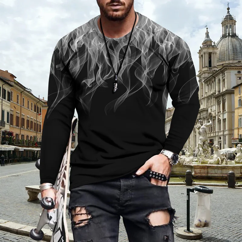 New Sale In 2021 3D Color Art Printing Men's T-Shirt Gentleman Style Design Long Sleeve Spring Autumn Fashion Handsome Apparel
New Sale In 2021 3D Color Art Printing Men's T-Shirt Gentleman Style Design Long Sleeve Spring Autumn Fashion Handsome Apparel