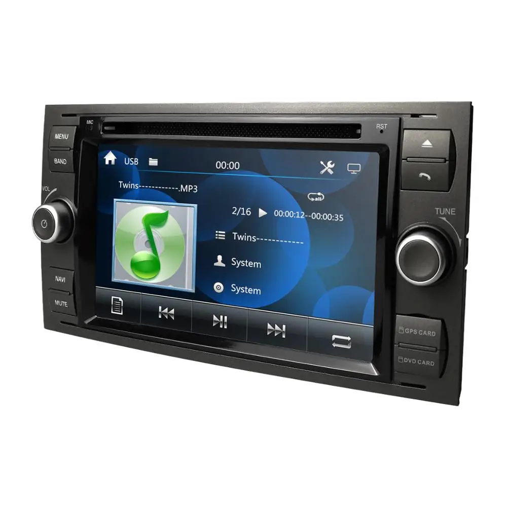 2020 автомобильный DVD 7 &quotgps для Ford Focus Transit C MAX Mondeo Fiest GPS навигация Mirror link DAB + с картой