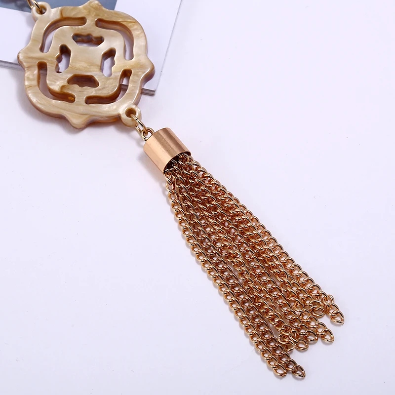 Fashion Necklaces Jewelry Acrylic Long Tassels Necklace pendant for Women Colar Feminino Mujer Charms Collares Kolye 2017 New
Fashion Necklaces Jewelry Acrylic Long Tassels Necklace pendant for Women Colar Feminino Mujer Charms Collares Kolye 2017 New