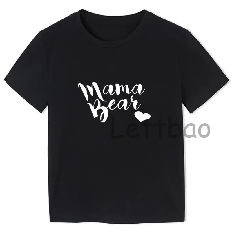 Good Quality Tshirts Children's Fashion Summer Mama Bear Heart T-Shirts Hip Hop Kids Printed Tshirt Top Tees Streetwear
Good Quality Tshirts Children's Fashion Summer Mama Bear Heart T-Shirts Hip Hop Kids Printed Tshirt Top Tees Streetwear