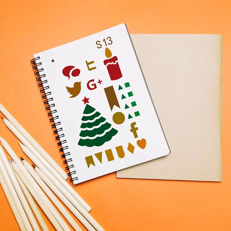 36pcs/set Journal Drawing Template Stencil Painting Embossing Scrapbooking DIY
36pcs/set Journal Drawing Template Stencil Painting Embossing Scrapbooking DIY