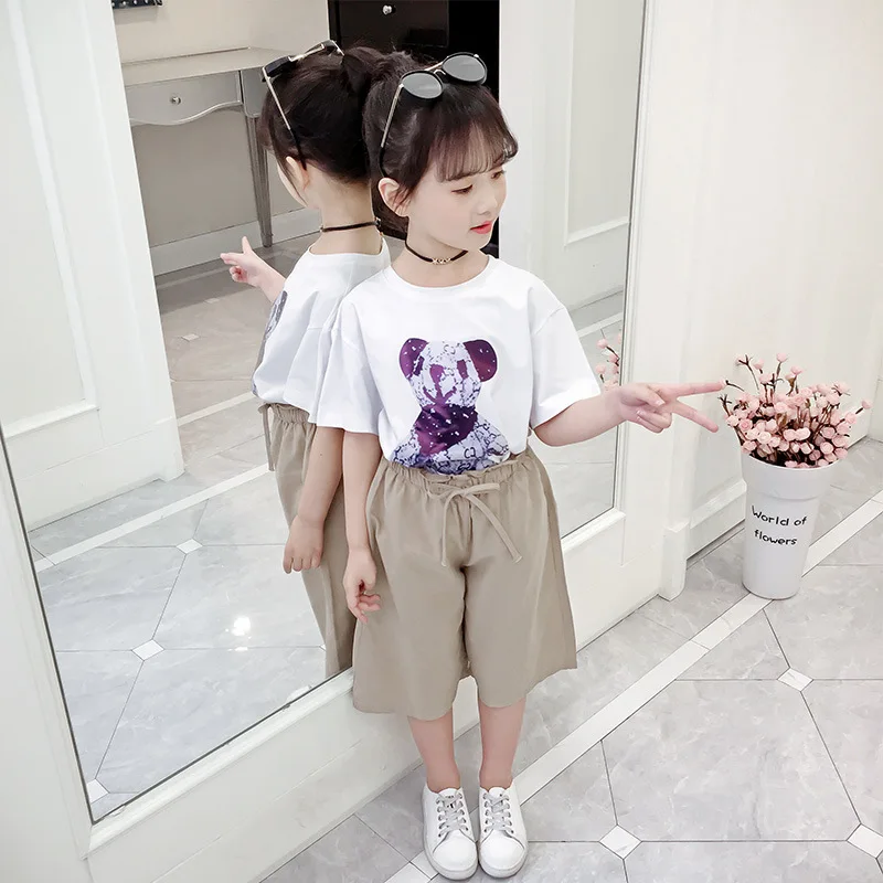 Children's White Top T-shirt for Girls Modis Cartoon Bear Cotton T Shirt Toddler Summer Clothes for Girls 6 8 10 12 14 Years Old
Children's White Top T-shirt for Girls Modis Cartoon Bear Cotton T Shirt Toddler Summer Clothes for Girls 6 8 10 12 14 Years Old