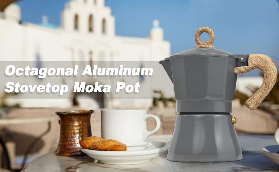 Aluminum Espresso Coffee Maker Percolator Stove Top Moka Pot 300ML Italian Coffee Machine Cezve Kettle Kitchen Coffeeware Tool
Aluminum Espresso Coffee Maker Percolator Stove Top Moka Pot 300ML Italian Coffee Machine Cezve Kettle Kitchen Coffeeware Tool