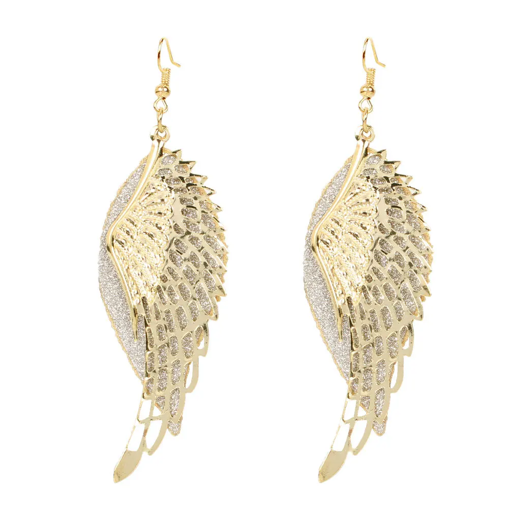 Hollow wing Leaves Round Splice Matte Golden Metal Drop Earrings for Women Valentine's Day girlfriend Gift Wedding jewelry
Hollow wing Leaves Round Splice Matte Golden Metal Drop Earrings for Women Valentine's Day girlfriend Gift Wedding jewelry