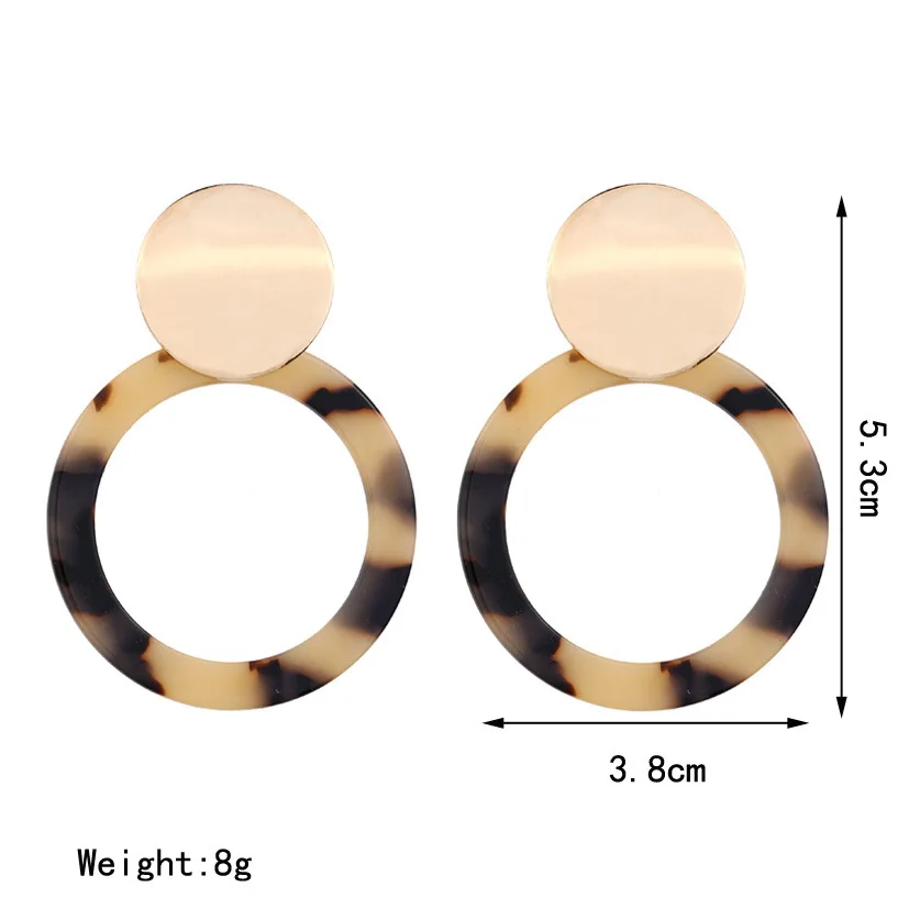 Metal Sequins Leopard Acrylic Dangle Earrings Trendy Acetic Acid Resin Drop Earring For Women 2019 Jewelry Female Accessories
Metal Sequins Leopard Acrylic Dangle Earrings Trendy Acetic Acid Resin Drop Earring For Women 2019 Jewelry Female Accessories