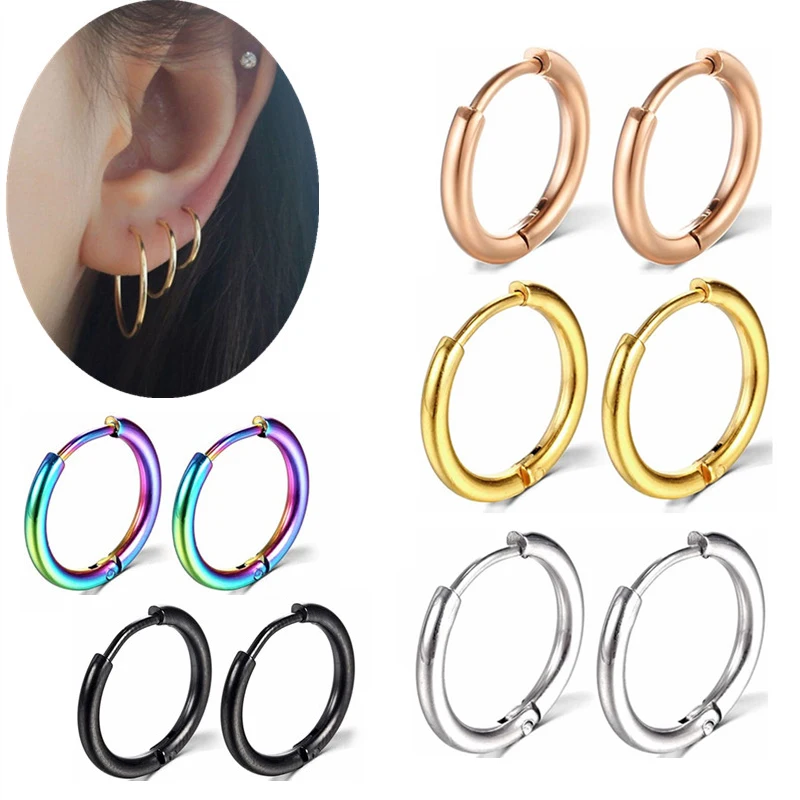 Stainless Steel Round Piercing Ear Clip Nose Ring Anti-allergic Nostril Nail Nose Buckle Piercing Earring Jewelry for Women
Stainless Steel Round Piercing Ear Clip Nose Ring Anti-allergic Nostril Nail Nose Buckle Piercing Earring Jewelry for Women
