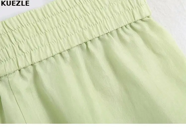 shorts femme Women Green Summer Shorts Vintage Elastic Waist Female 2020 Chic Short Pants Pantalones Cortos
shorts femme Women Green Summer Shorts Vintage Elastic Waist Female 2020 Chic Short Pants Pantalones Cortos